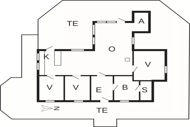8 persoons vakantie huis in Glesborg-By Traum-Plattegrond