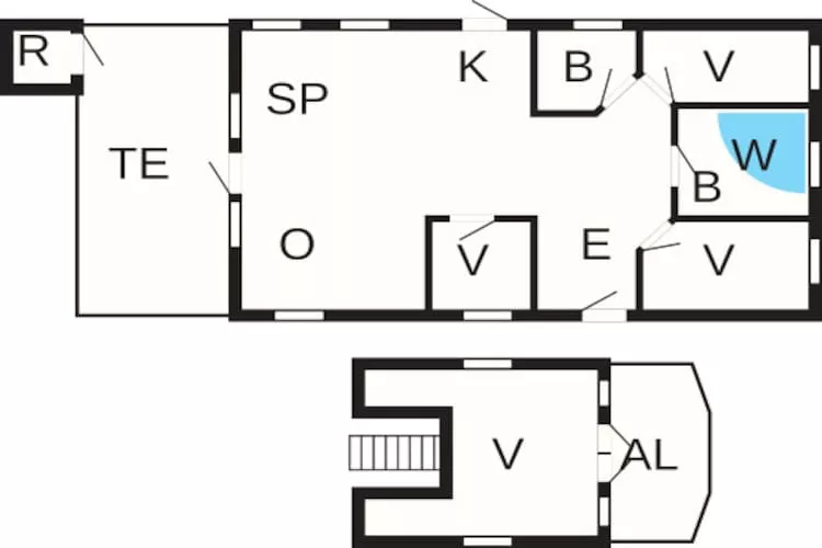 Afgelegen toevlucht nabij zee -- By Traum Ferienwohnungen-Plattegrond