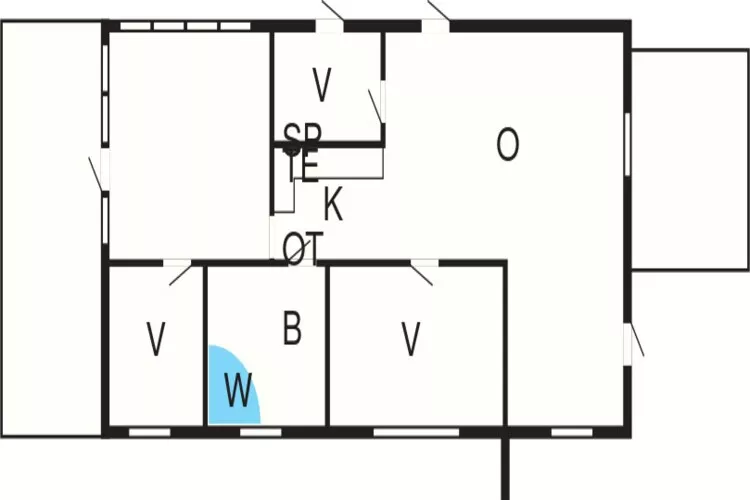 6 persoons vakantie huis in Løkken-By Traum-Plattegrond