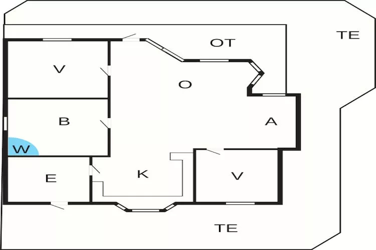 6 persoons vakantie huis in Løkken-By Traum-Plattegrond