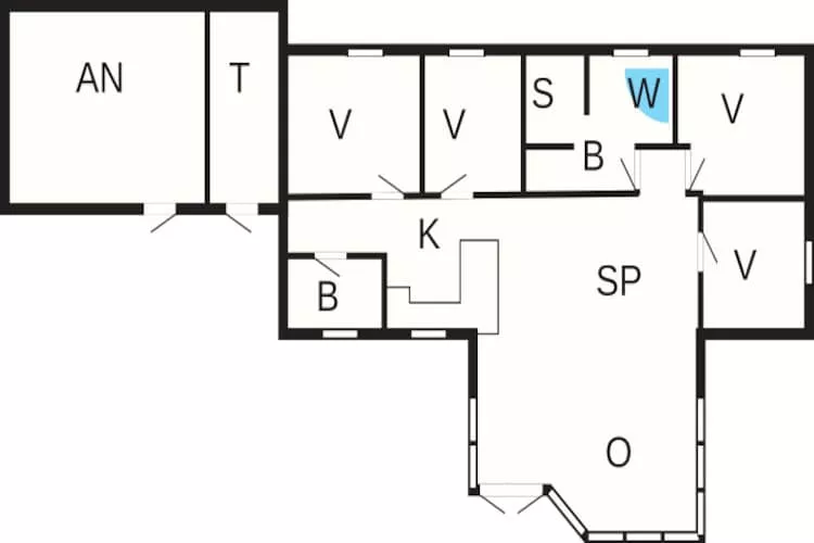 Stijlvol toevluchtsoord bij Kvie-meer -- By Traum Ferienwohnungen-Plattegrond