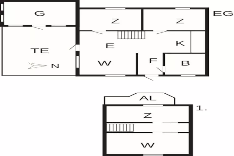 5 persoons vakantie huis in Harboøre-By Traum-Plattegrond