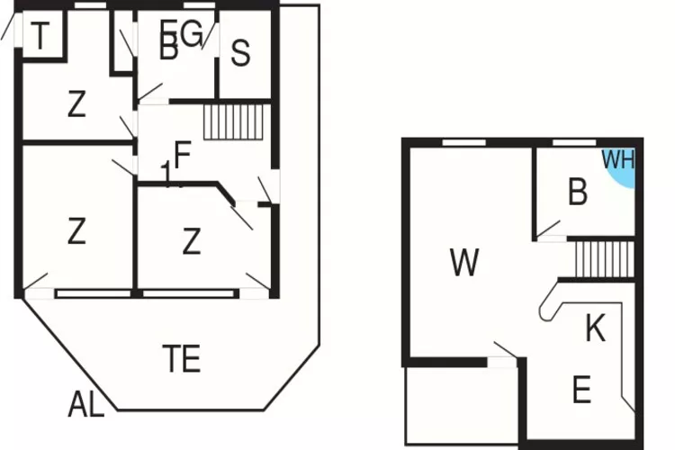 MERKUR 62+58 SW 1.RH.-Plattegrond