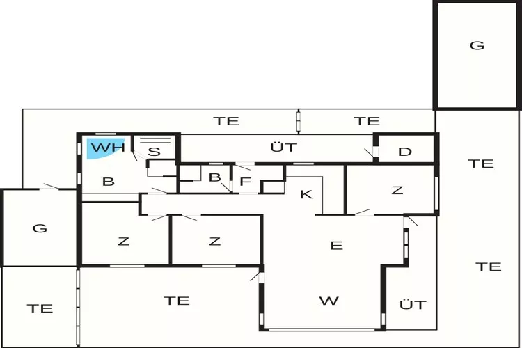 6 persoons vakantie huis in Brovst-By Traum-Plattegrond
