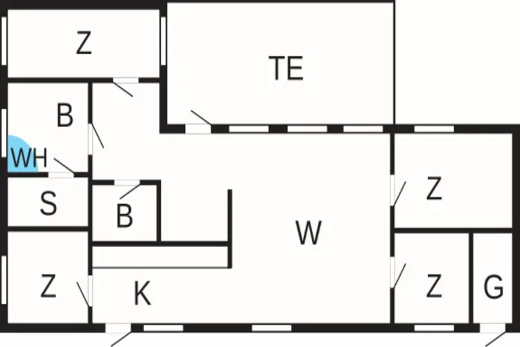 8 persoons vakantie huis in Vestervig-Plattegrond