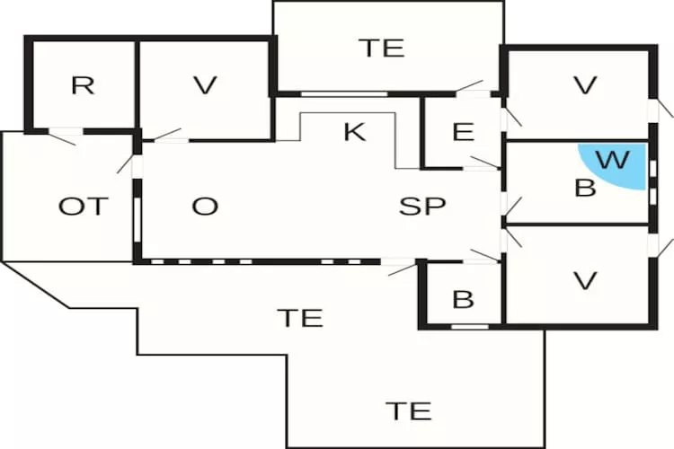 6 persoons vakantie huis in Hirtshals-By Traum-Plattegrond