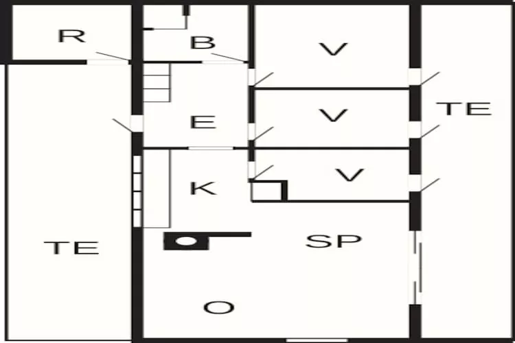 6 persoons vakantie huis in Løkken-By Traum-Plattegrond