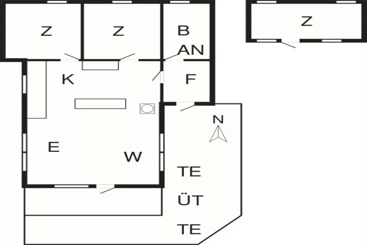 Strandplezier & Ontspanning -- By Traum-Plattegrond