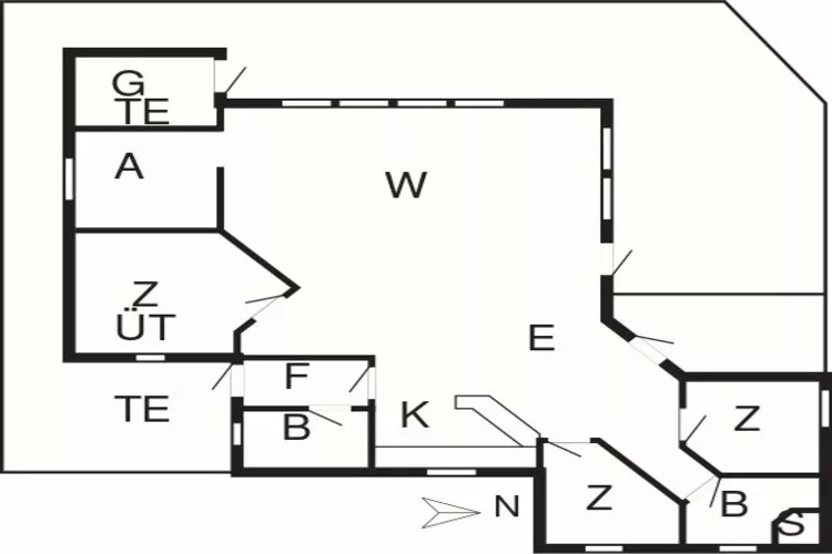 10 persoons vakantie huis in Harboøre-By Traum-Plattegrond