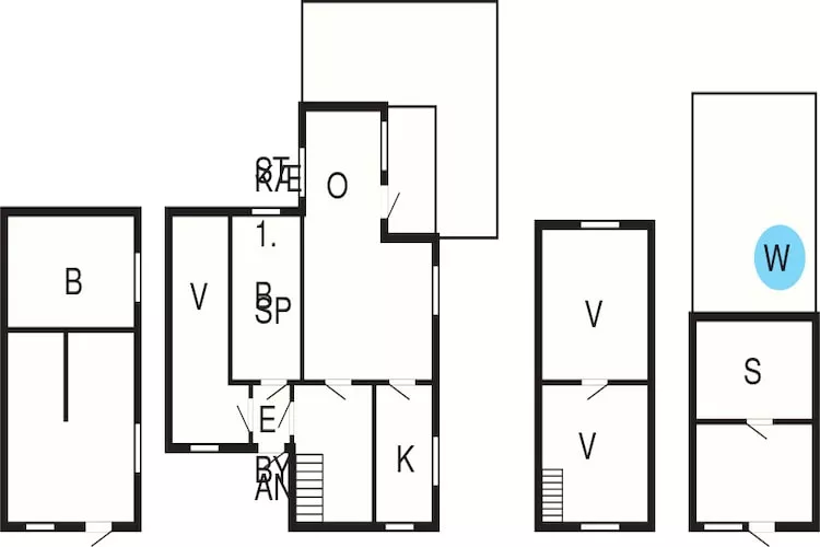 GAMLEHUSET HUS 42907-Plattegrond
