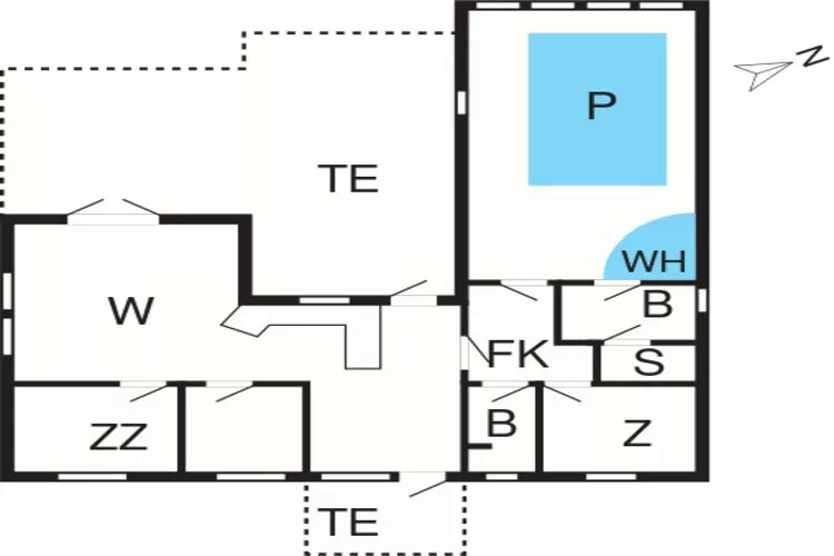 8 persoons vakantie huis in Blåvand-By Traum-Plattegrond