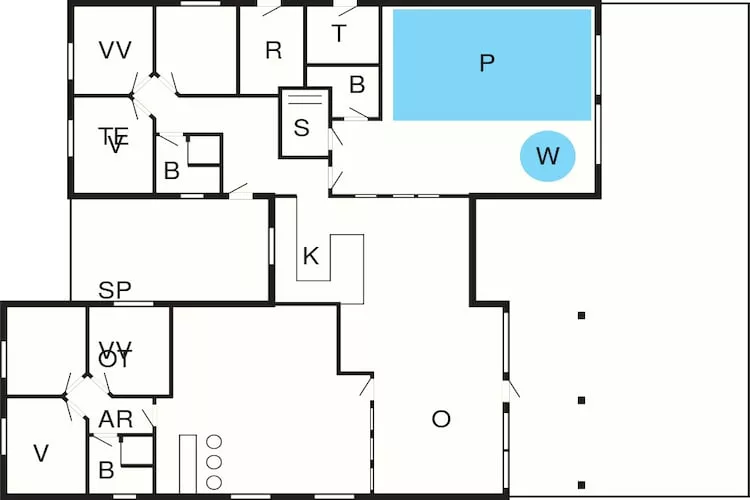 Luxe zwembadvilla bij zee -- By Traum Ferienwohnungen-Plattegrond