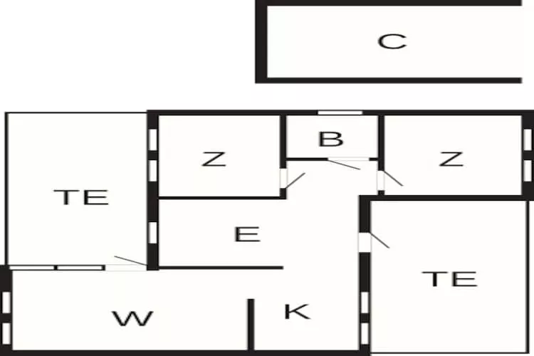 5 persoons vakantie huis in Højslev-By Traum-Plattegrond