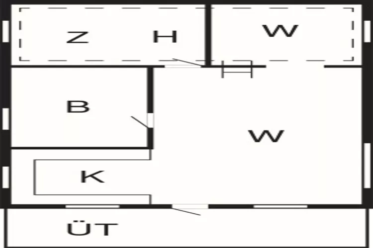 4 persoons vakantie huis in Hovborg-By Traum-Plattegrond