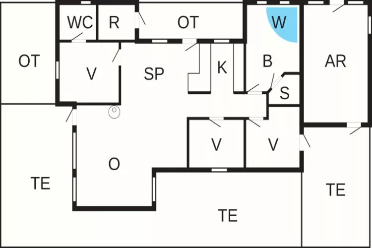 8 persoons vakantie huis in Brovst-By Traum-Plattegrond