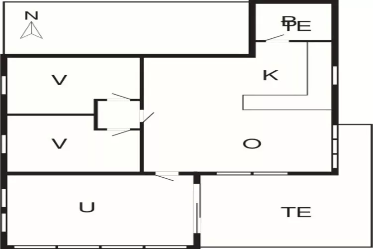 4 persoons vakantie huis in Ålbæk-Plattegrond