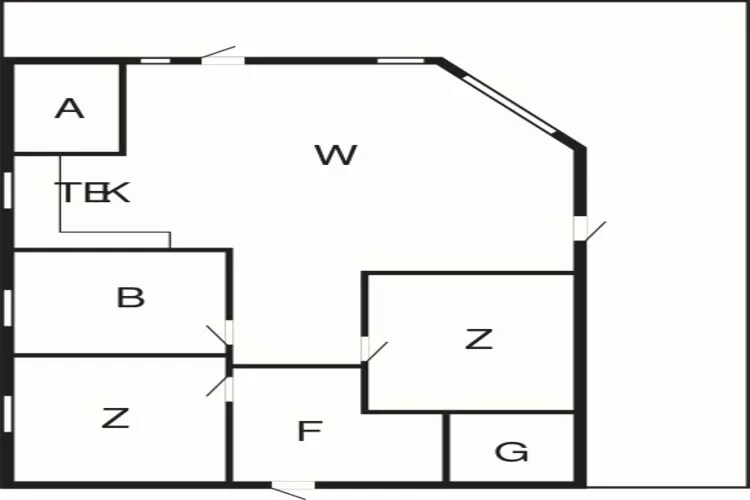 Kust ontsnapping in Helgenaes -- By Traum Ferienwohnungen-Plattegrond