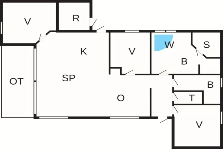 6 persoons vakantie huis in Fjerritslev-By Traum-Plattegrond