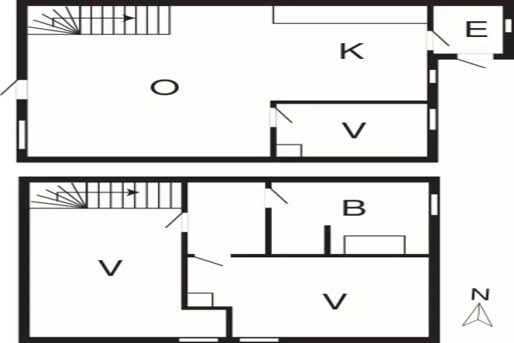 6 persoons vakantie huis in Rømø-Plattegrond