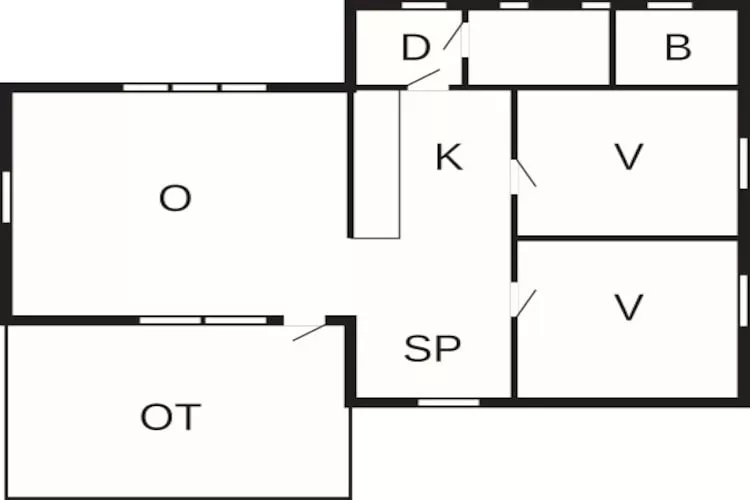 4 persoons vakantie huis in VEBERÖD-By Traum-Plattegrond