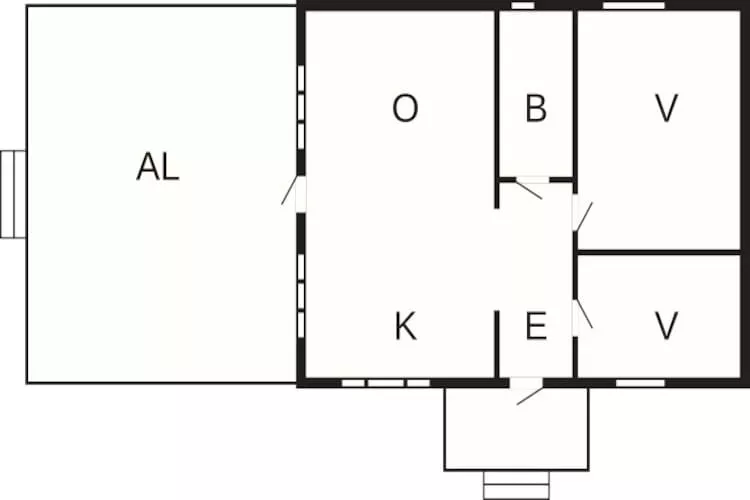 4 persoons vakantie huis in Byxelkrok-By Traum-Plattegrond