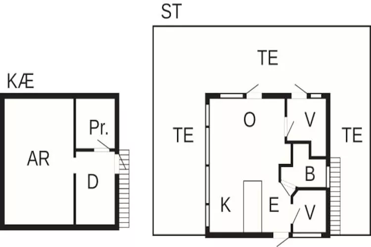 Strandplezier in Hejlsminde -- By Traum Ferienwohnungen-Plattegrond