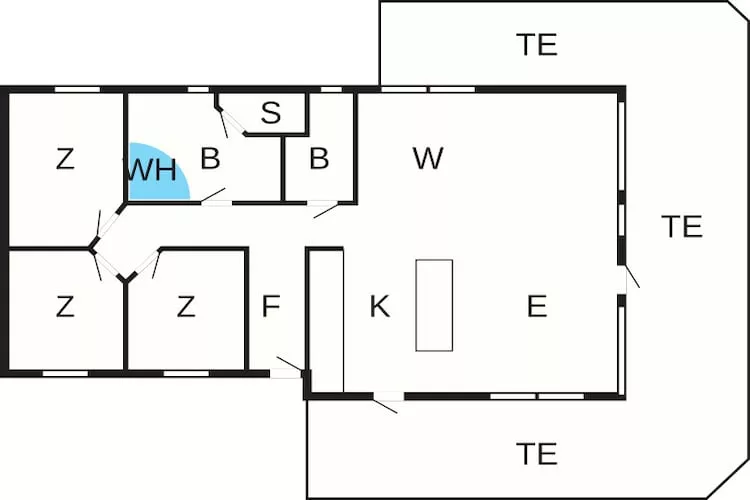 Luxe strandhuis met spa -- By Traum Ferienwohnungen-Plattegrond