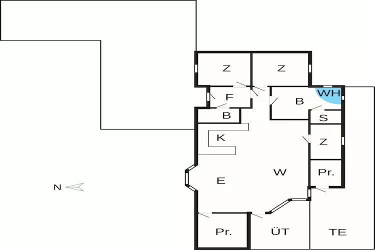 6 persoons vakantie huis in Børkop-By Traum-Plattegrond