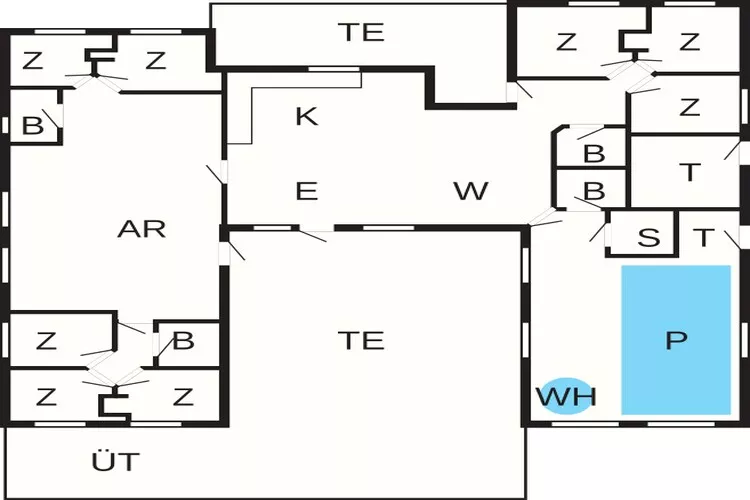 Luxe retraite in Marielyst -- By Traum Ferienwohnungen-Plattegrond