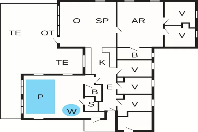 Luxe retraite met zwembad -- By Traum Ferienwohnungen-Plattegrond