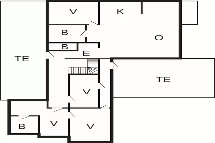 Gezinsvriendelijk huis aan het strand-Plattegrond
