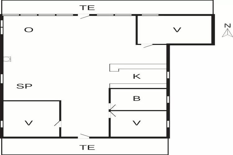 6 persoons vakantie huis in Ulfborg-By Traum-Plattegrond