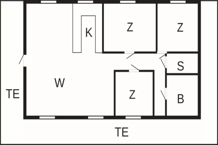 Panoramisch kustverblijf -- By Traum Ferienwohnungen-Plattegrond