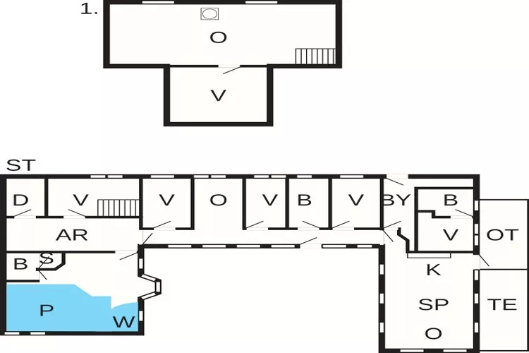 16 persoons vakantie huis in Skjern-By Traum-Plattegrond