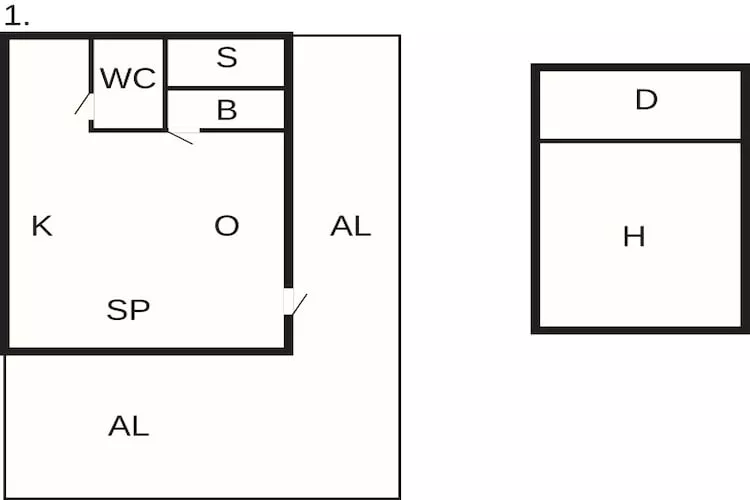 4 persoons vakantie huis in PÅRYD-By Traum-Plattegrond