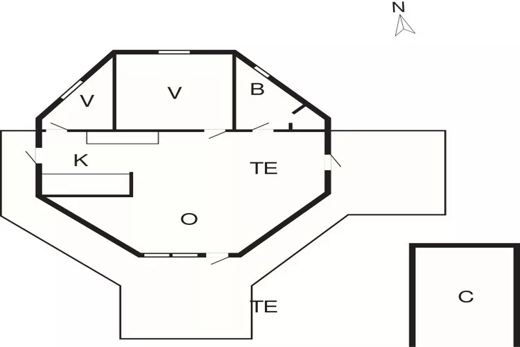 4 persoons vakantie huis in Vinderup-By Traum-Plattegrond