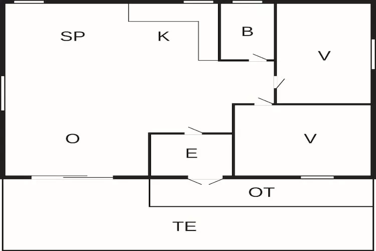 4 persoons vakantie huis in Jægerspris-By Traum-Plattegrond