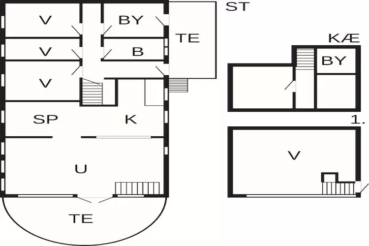 8-persoonswoning in Skagen-By-Plattegrond