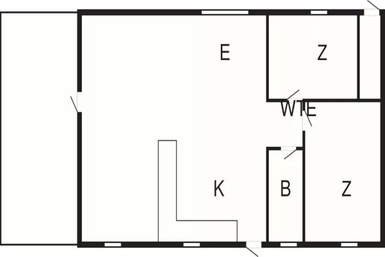 Gezellig toevluchtsoord in Binderup -- By Traum Ferienwohnungen-Plattegrond