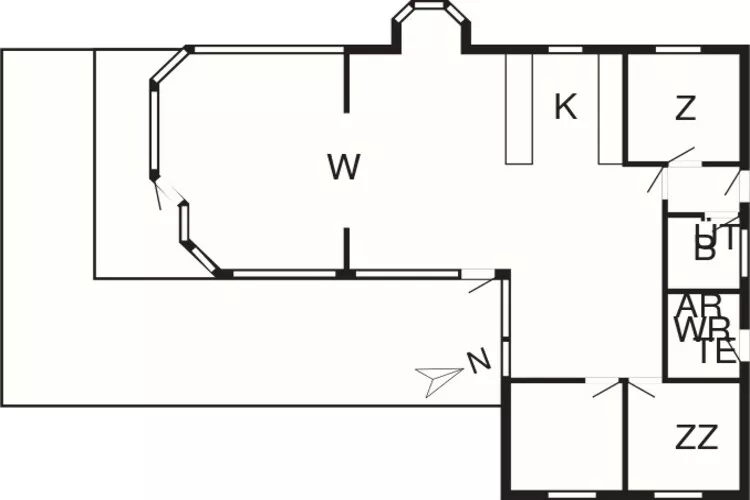 5 persoons vakantie huis in Tarm-By Traum-Plattegrond