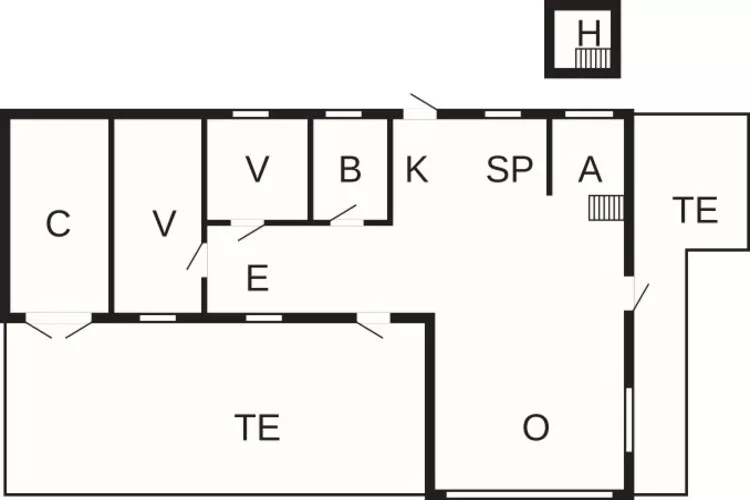 6 persoons vakantie huis in Farsø-By Traum-Plattegrond