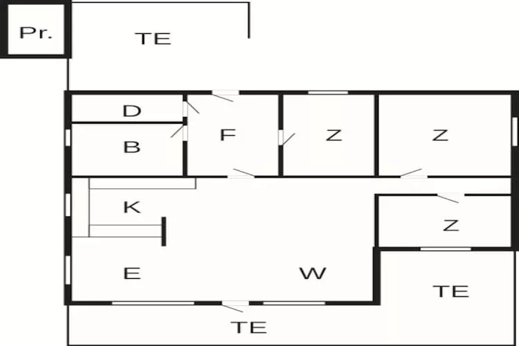 6 persoons vakantie huis in Nørre Nebel-By Traum-Plattegrond