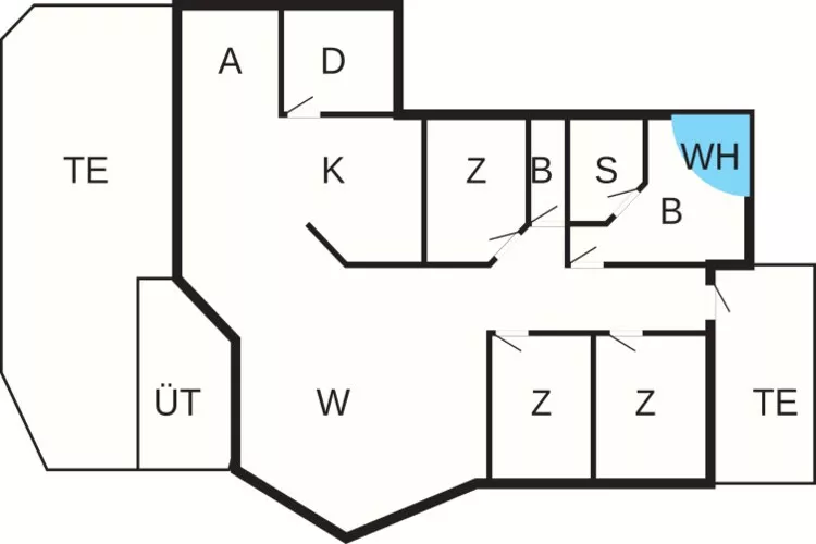 Rustige retraite aan zee -- By Traum Ferienwohnungen-Plattegrond