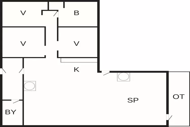 6 persoons vakantie huis in Højslev-By Traum-Plattegrond