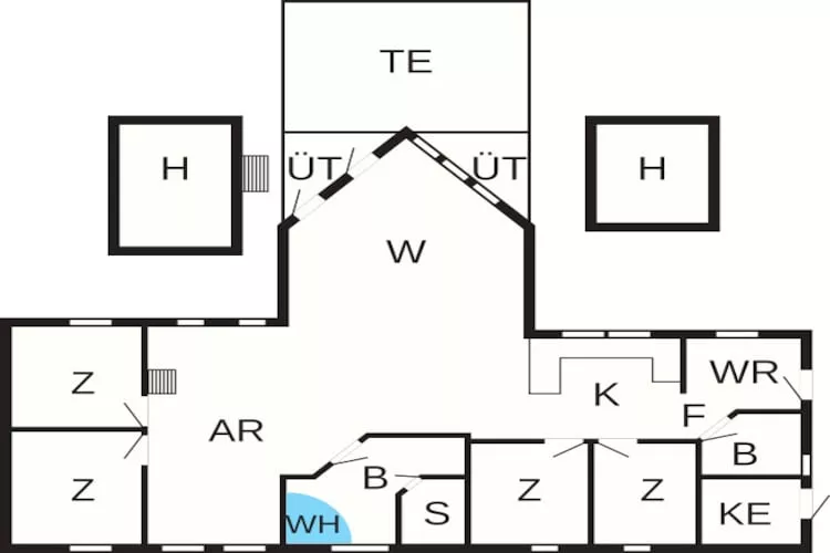 8 persoons vakantie huis in Brovst-By Traum-Plattegrond