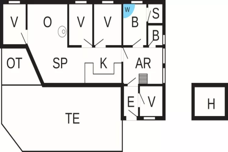 10 persoons vakantie huis in Tarm-By Traum-Plattegrond
