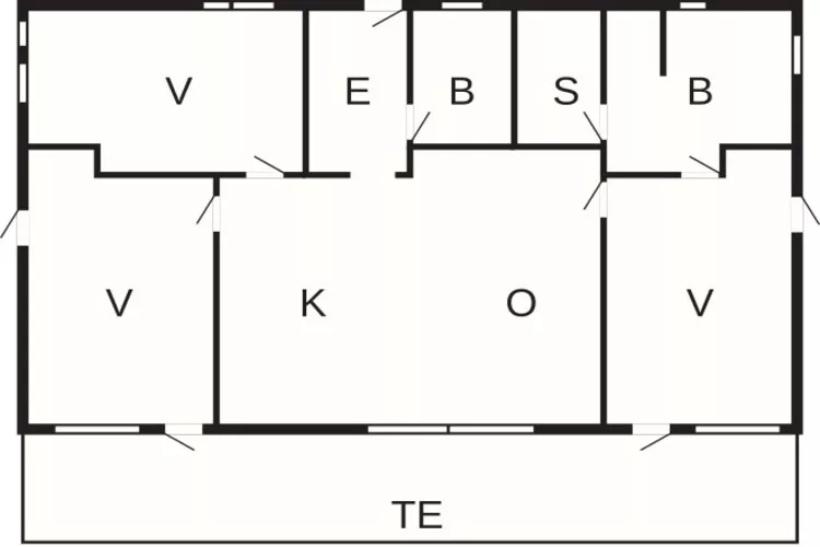 8 persoons vakantie huis in Brovst-By Traum-Plattegrond