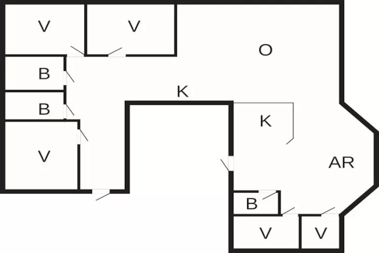10 persoons vakantie huis in Farsø-By Traum-Plattegrond