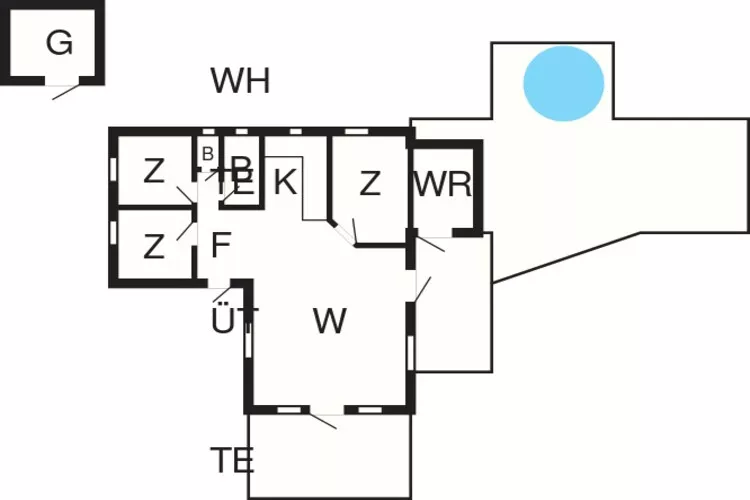 7 persoons vakantie huis in Hurup Thy-By Traum-Plattegrond