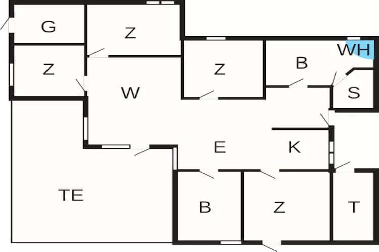 8 persoons vakantie huis in Hadsund-By Traum-Plattegrond